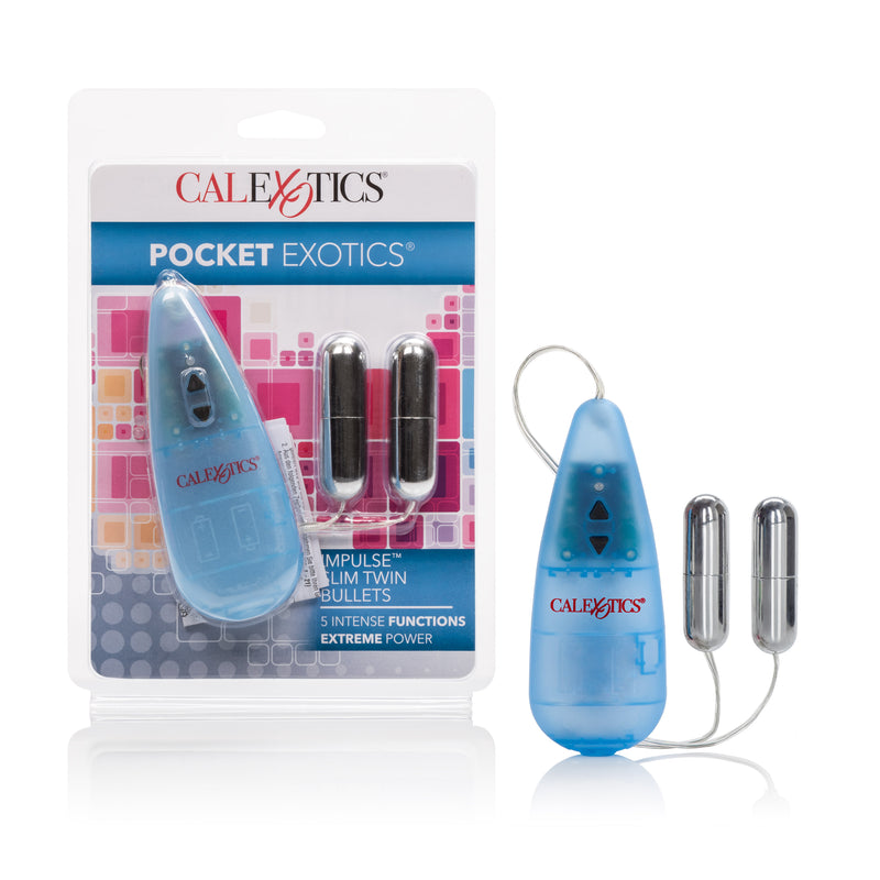 CalExotics Pocket Exotics Impulse Slim Twin Bullets