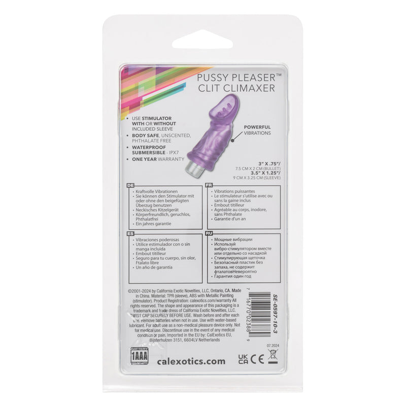 CalExotics Pussy Pleaser Clit Climax - Purple