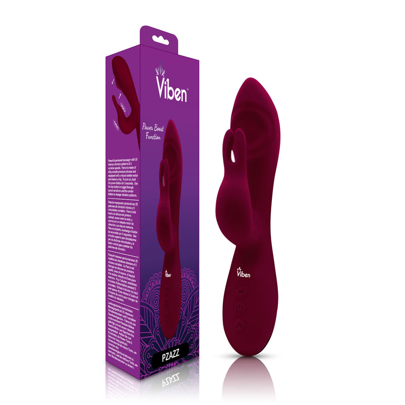 Viben Pzazz G-Spot Thumping Rabbit - Ruby