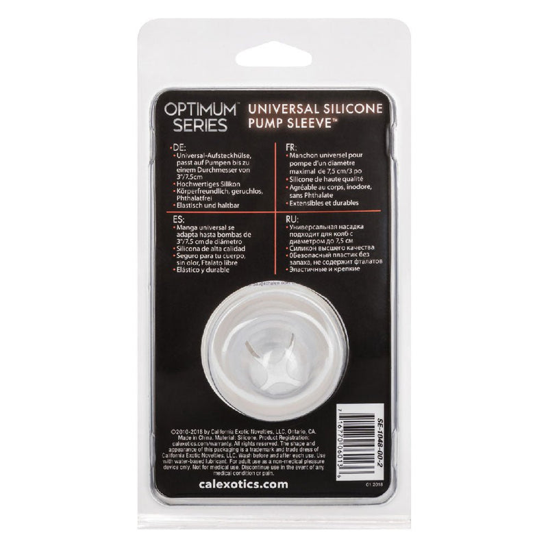 CalExotics Universal Silicone Pump Sleeve - Clear
