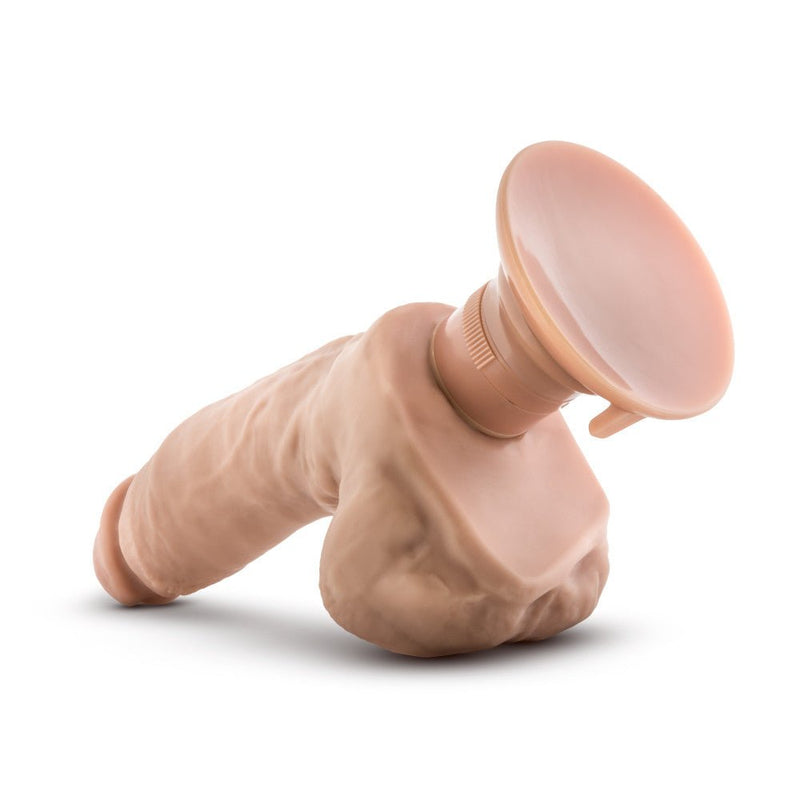 Coverboy Doctor Love Realistic Beige 10.25-Inch Long Vibrating Dildo With Suction Cup Base