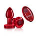 "Vibrating Red Metal Remote Plug - Small VB-CC9142"