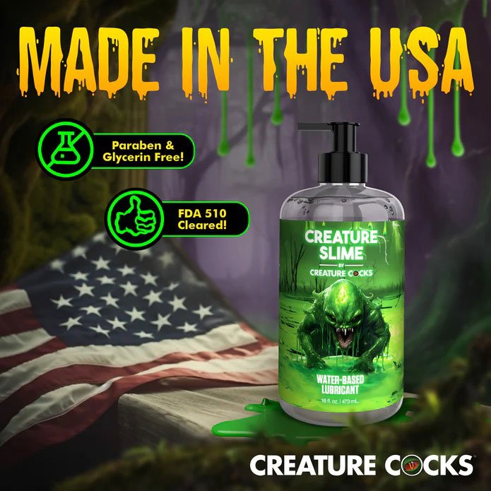 XR Brands Creature Slime Water Based Lubricant 16oz