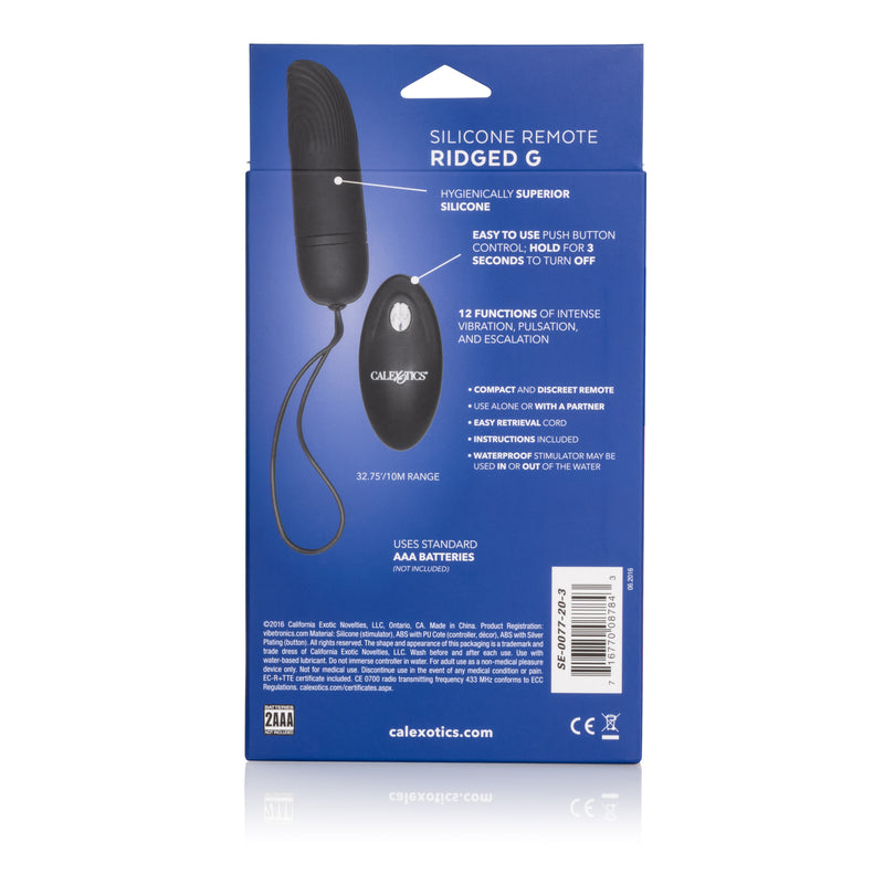 CalExotics Silicone Remote Ridged G