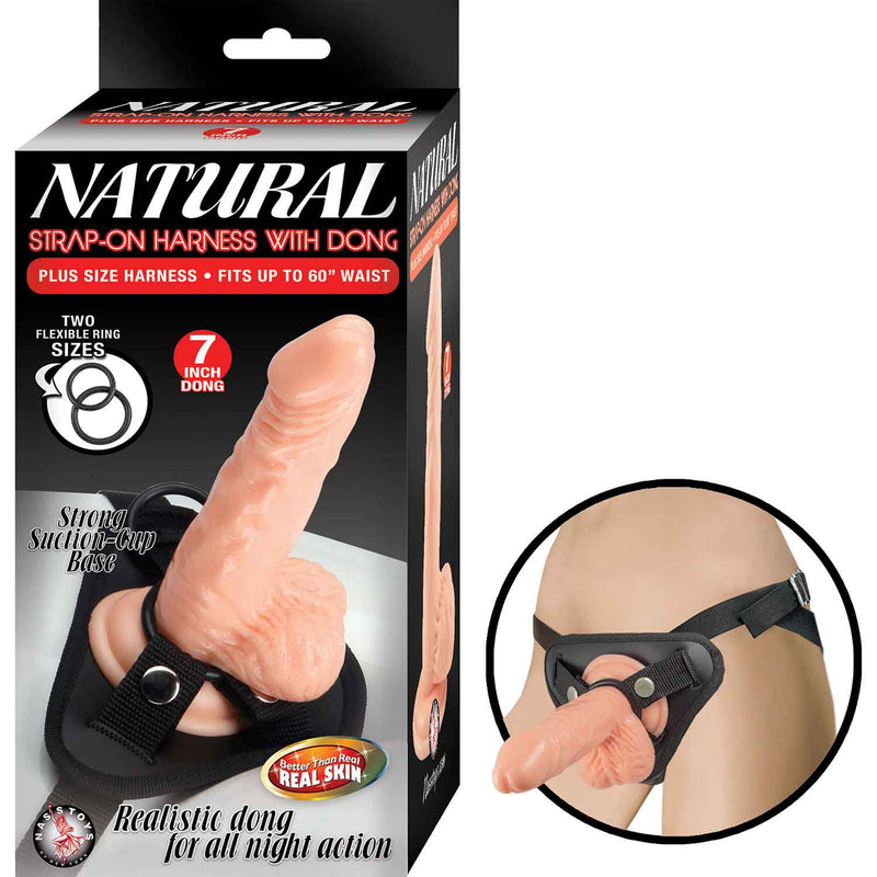 Nasstoys Natural Strap-on Harness With Dong - Light