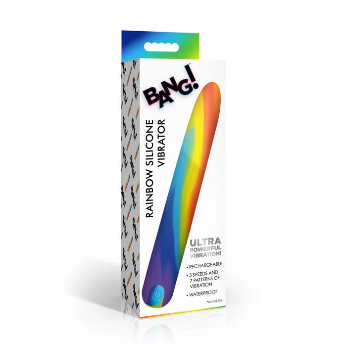 XR Brands Rainbow Silicone Vibrator