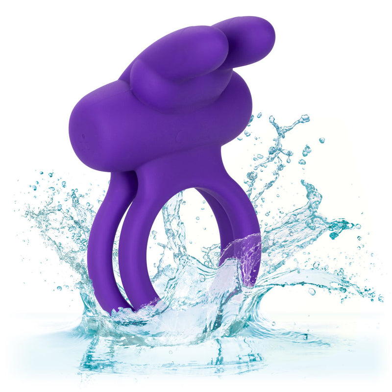 CalExotics Silicone Rechargeable Dual Rockin' Rabbit Enhancer