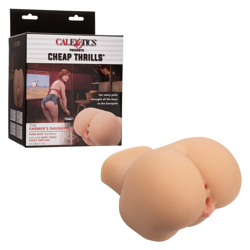 CalExotics Cheap Thrills - The Farmers Daughter - Stroker Masturbator - Realistic Body Part Stroker