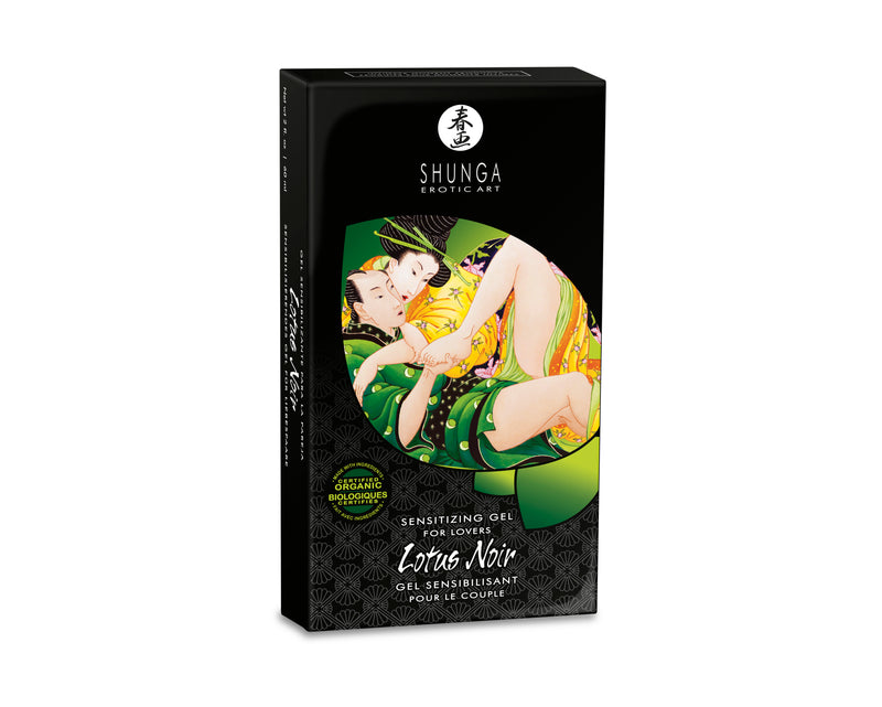 Shunga Lotus Noir - Sensitizing Gel for Lovers - 2 Fl. Oz. / 60 ml