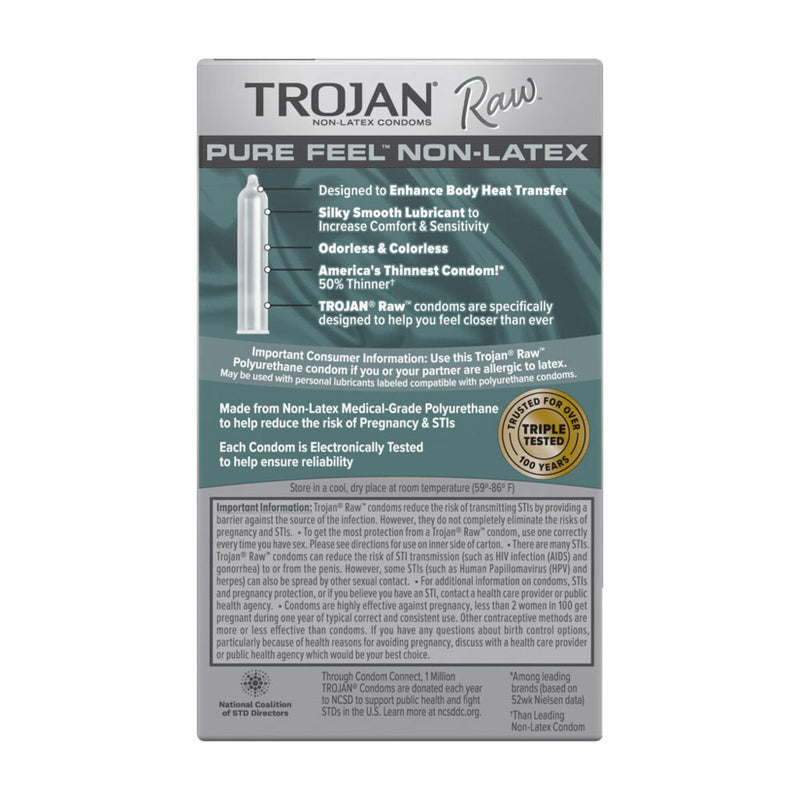 Paradise Marketing Trojan Raw Non-Latex 10 Pack