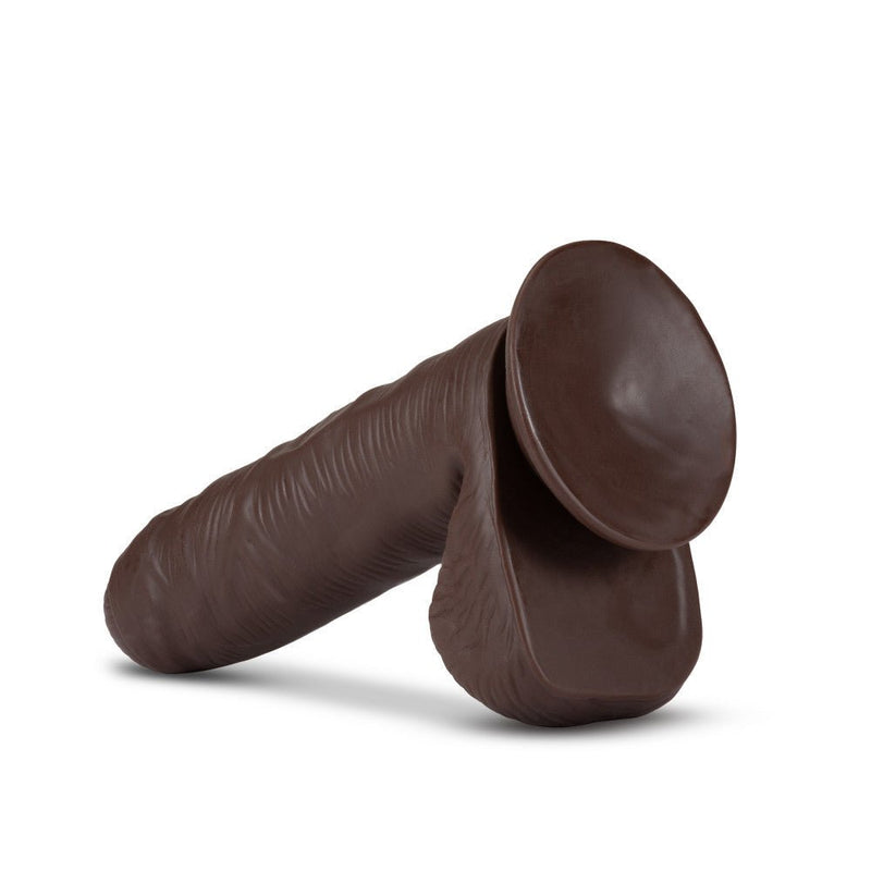 Coverboy Pierre The Chef Realistic Chocolate 7-Inch Long Dildo With Balls & Suction Cup Base