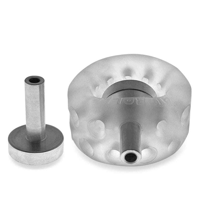 Oxballs Airballs Electro Air-Lite Ballstretcher With Two 4mm Electro Contact - Clear Ice