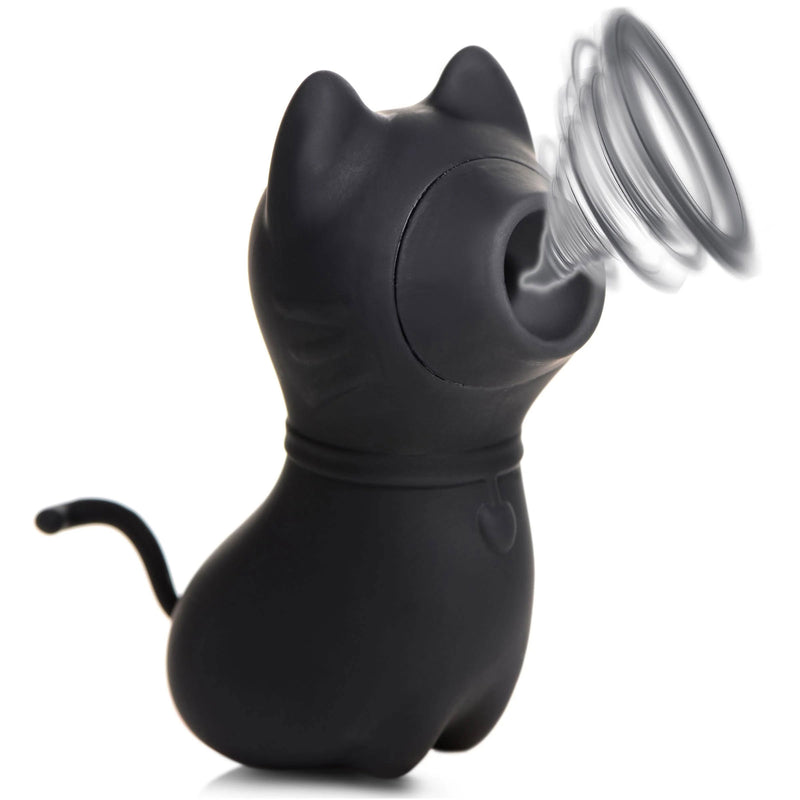 XR Brands Sucky Kitty 7x Clitoral Stimulator - Black