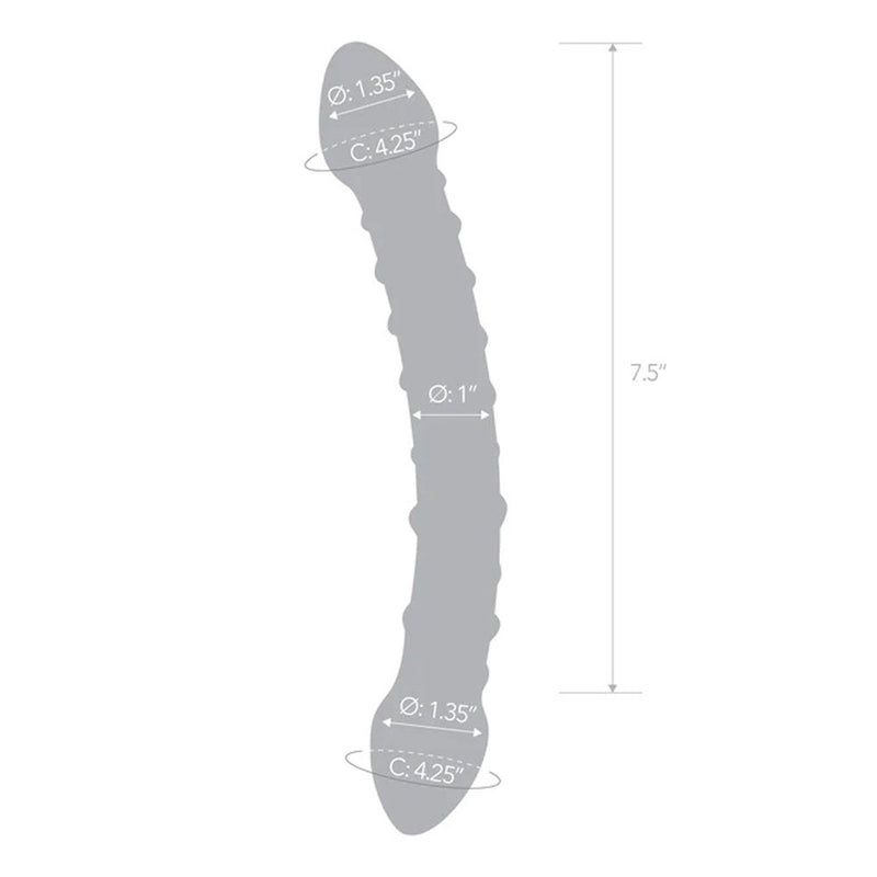 Electric Novelties Double Trouble Glass Dildo