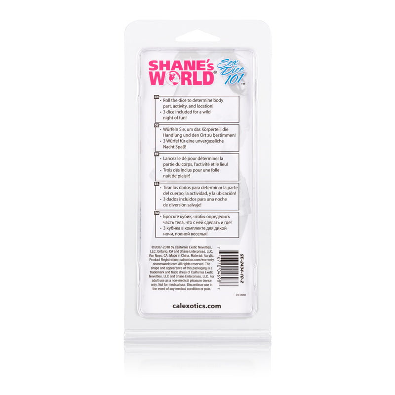 CalExotics Shanes World Sex Dice 101