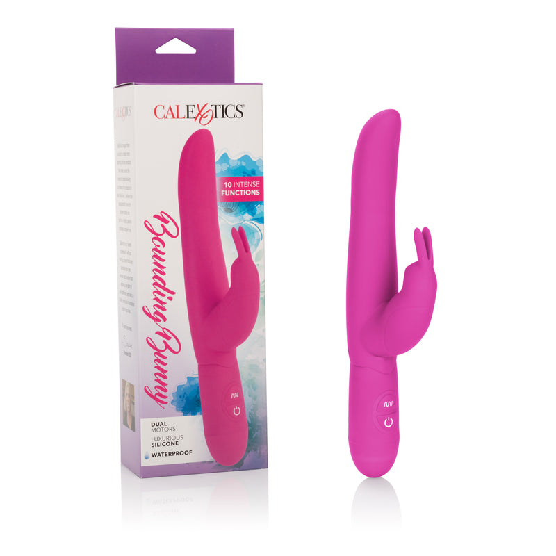 CalExotics Posh 10-Function Silicone Bounding Bunny - Pink