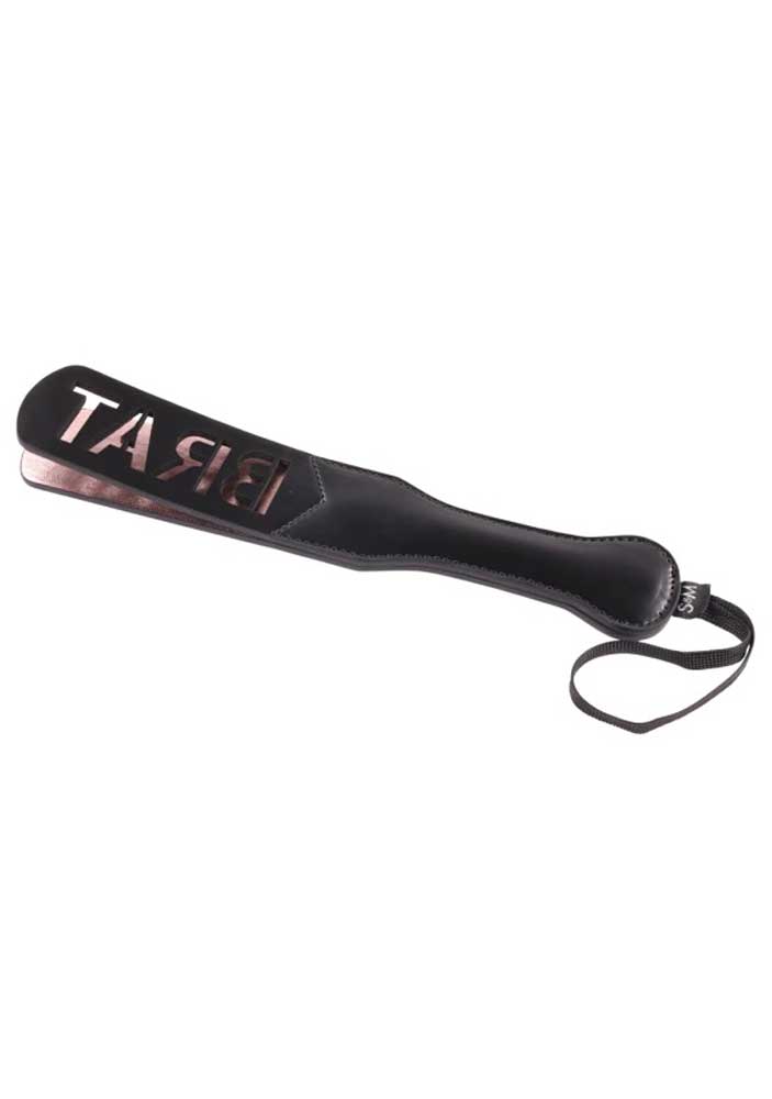 Sportsheets Brat Paddle - Black / Rose Gold