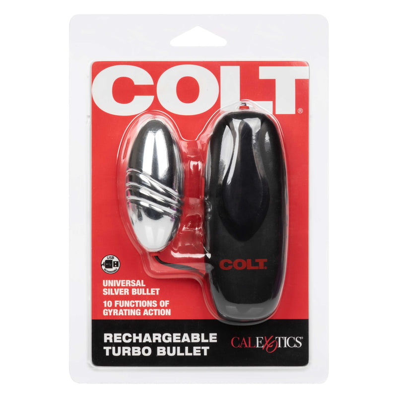 CalExotics Colt Rechargeable Turbo Bullet - Silver
