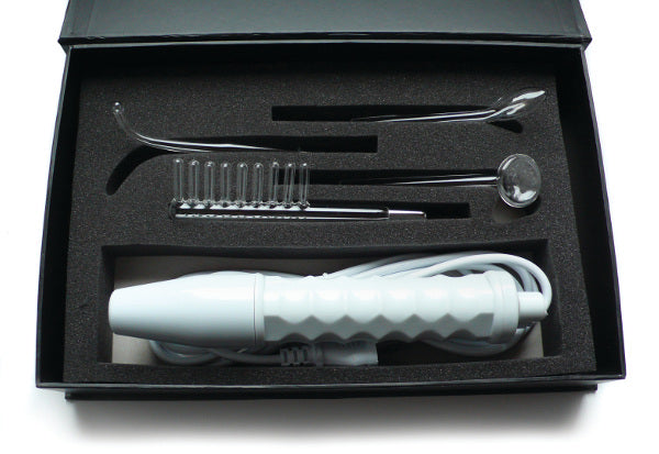 Kinklab Neon Wand Electrosex Kit - White Handle - Purple Electrode
