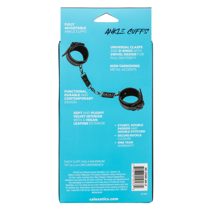 CalExotics Euphoria Collection Ankle Cuffs - Black