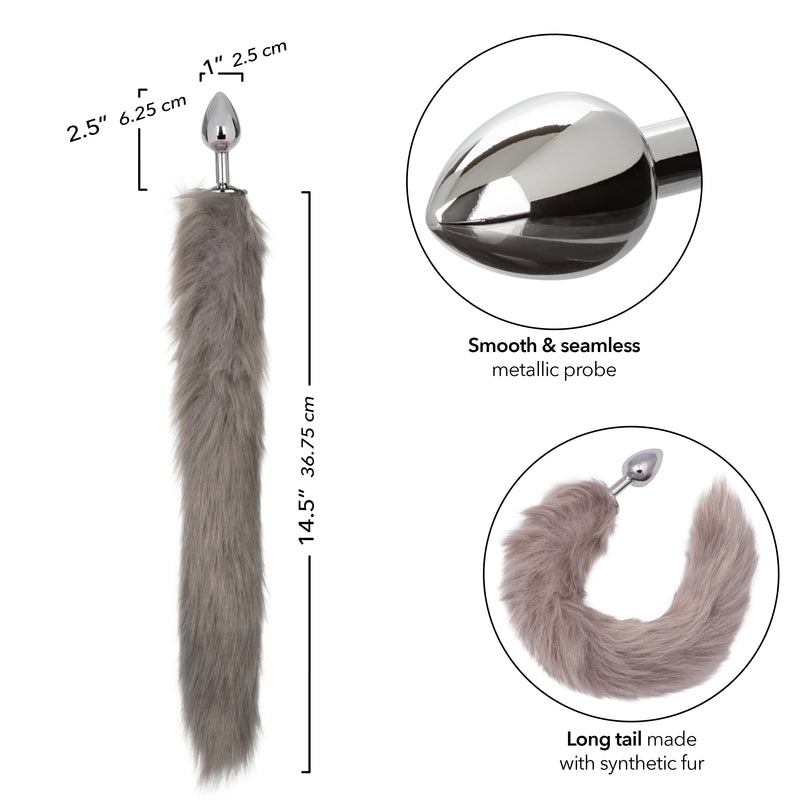 CalExotics Running Wild Tail - Grey