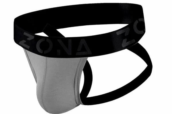 Zona Mens Underwear Gray Core Jockstrap - Medium