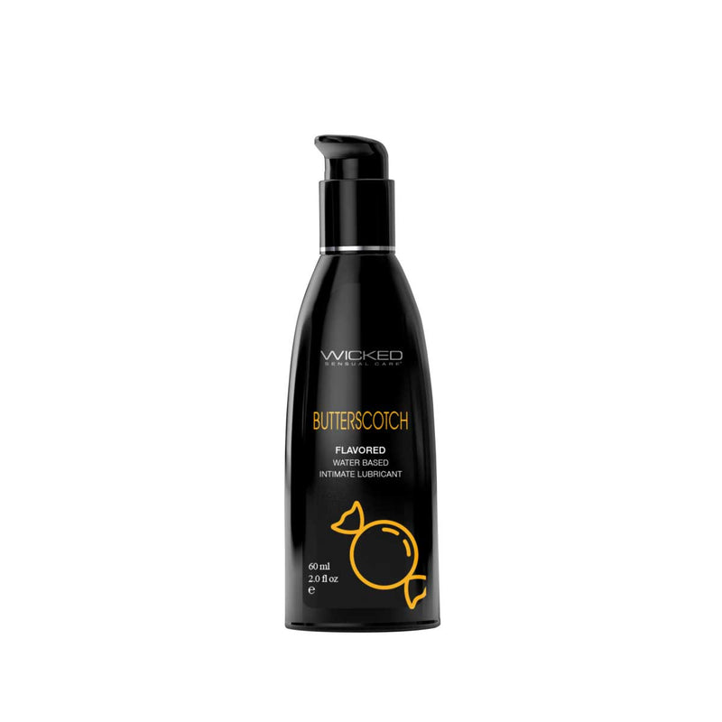 Wicked Sensual Care Butterscotch Flavored Water Based Lubricant - 2 Oz