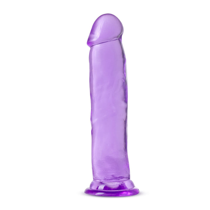 B Yours Plus Thrill Drill Realistic Purple 9-Inch Long Dildo With Suction Cup Base