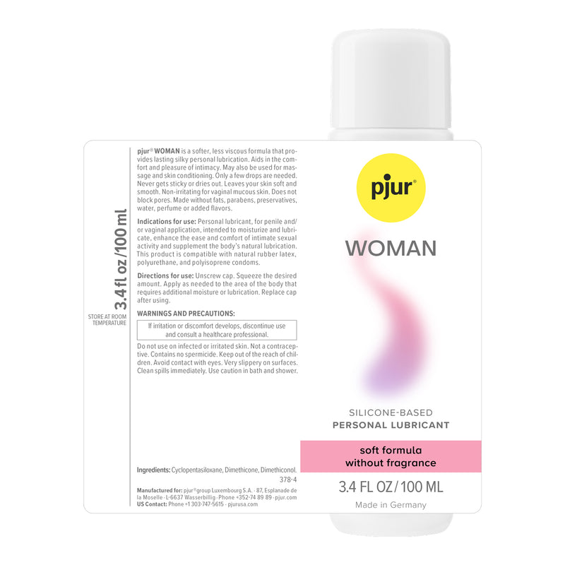 Pjur Pjur Woman Silicone 3.4 Fl. Oz. 100ml