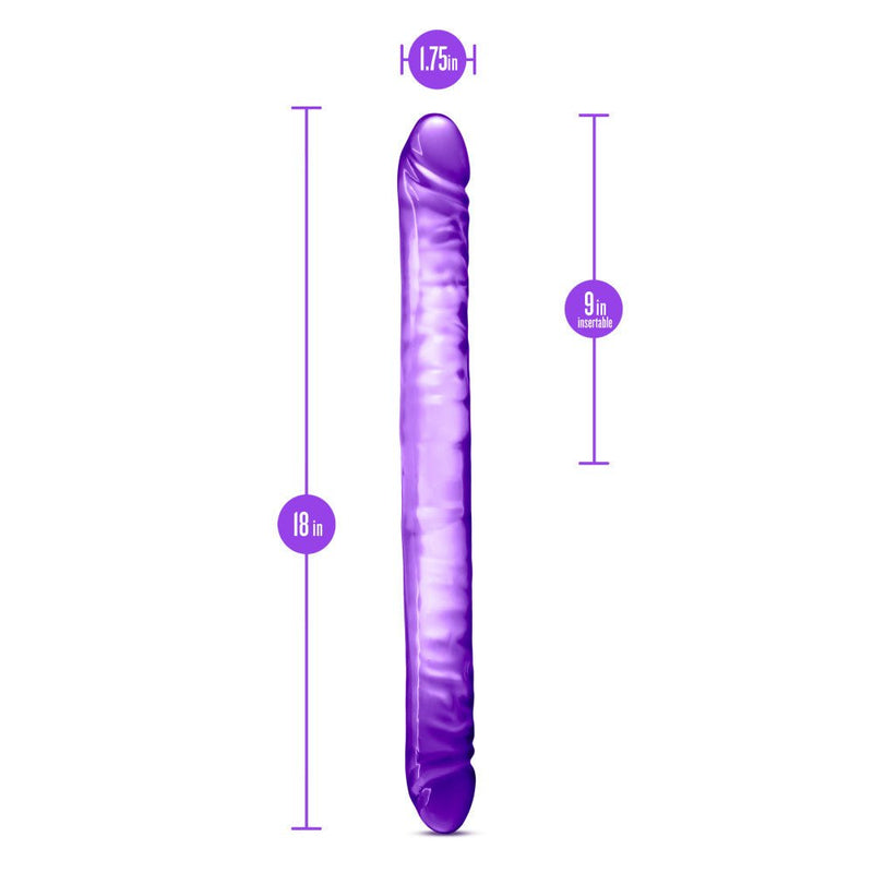 B Yours Purple 18-Inch Long Dildo