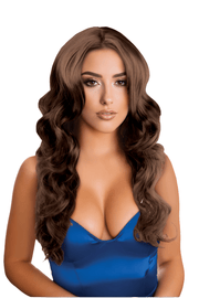 "Salma Premium Stylable Wig - Brown X-PW8066"