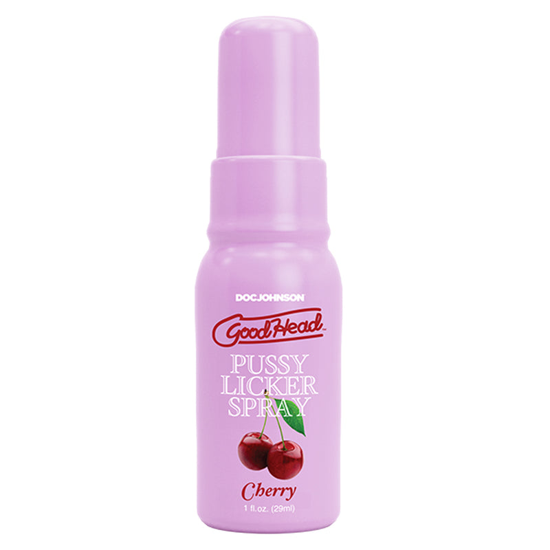 Doc Johnson Goodhead Pussy Licker Spray Cherry 1 Fl Oz