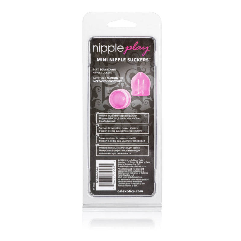 CalExotics Nipple Play Mini Nipple Suckers - Pink