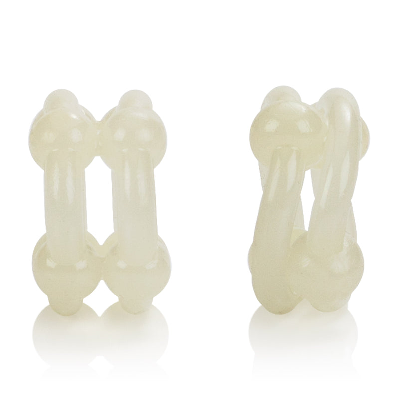 CalExotics Island Rings Double Stacker - Glow-in-the-Dark