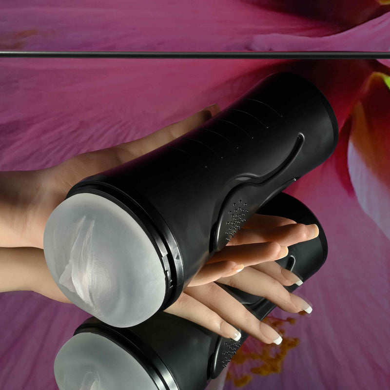 Evolved Novelties Hold Tight Black - Stroker Masturbator - Canister Masturbation Cup
