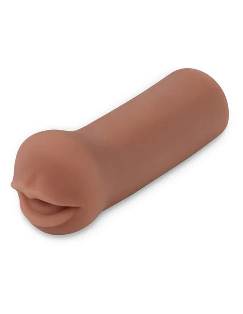 Pipedream PDX Extreme Coed Cocksucker - Brown - Stroker Masturbator - Realistic Pocket Pussy