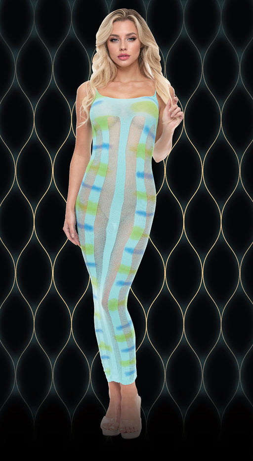 "Blue Horizon Maxi Dress - Os X-LC134"