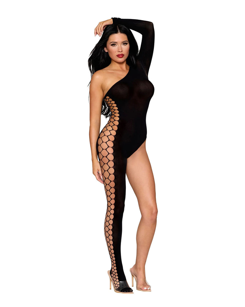Dreamgirl Bodystocking Dmnd - One Size - Black