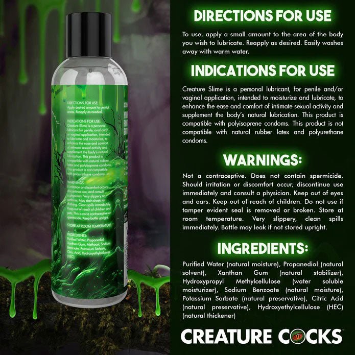 XR Brands Creature Slime Water Based Lubricant 8oz