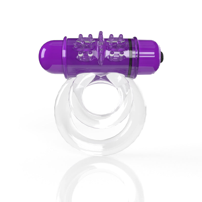 Screaming O Screaming O 4t - Double O 6 Super Powered Vibrating Double Ring - Grape