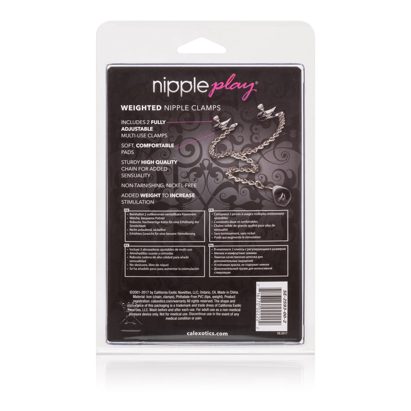 CalExotics Weighted Nipple Clamps