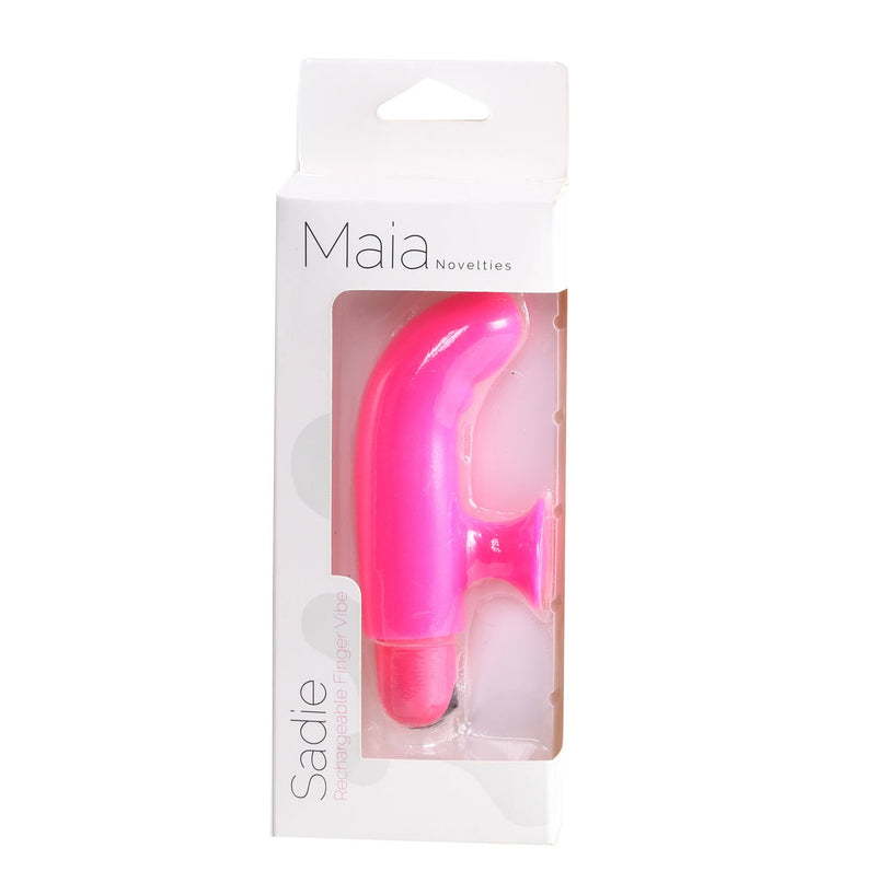 Maia Toys Sadie Silicone Finger Vibrator - Pink