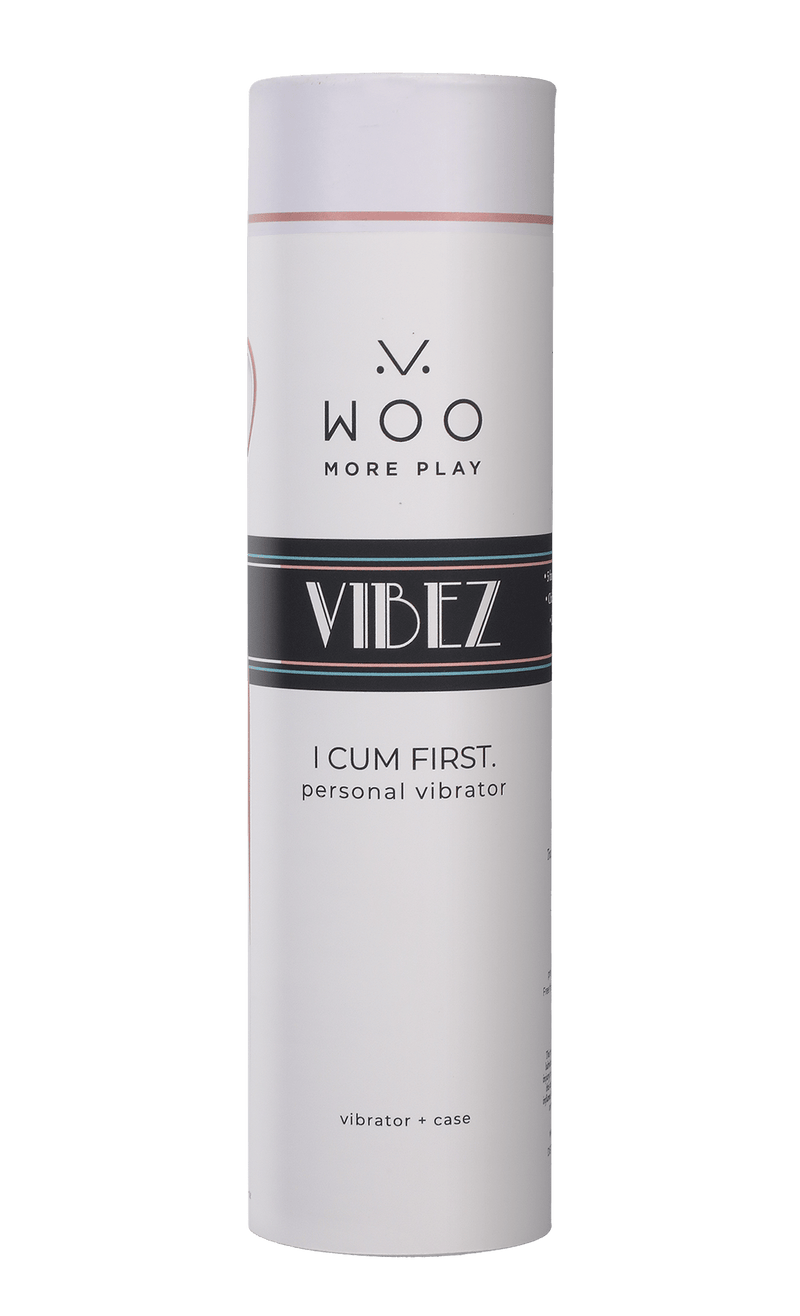 "Woo - Vibez - I Cum First - Clitoral Vibrator and Travel Case DJ4601-01-BX"