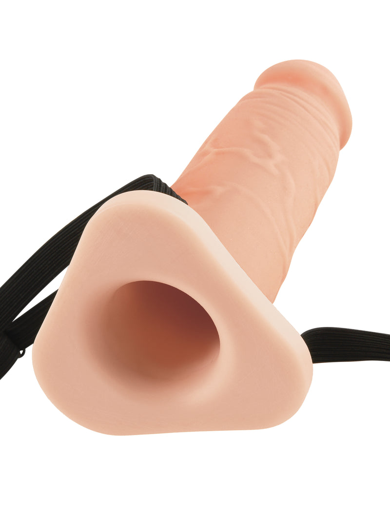 Pipedream Fantasy X-Tensions 8-Inch Silicone Hollow Extension - Flesh