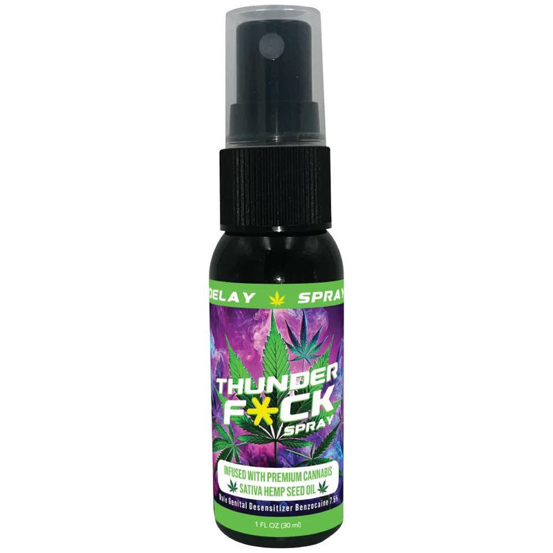 Body Action Thunder Fuck Male Climax Control Spray - 1oz Bottle