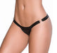 "Wet Low v Clip on Thong - Small/medium - Wet Black GE-1090WBLKSM"