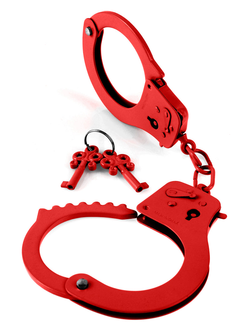 Pipedream Fetish Fantasy Series Metal Handcuffs - Red