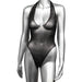 "Radiance Deep v Body Suit - One Size - Black SE3002053"
