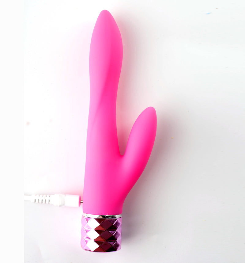 Maia Toys Victoria Crystal Gem Dual Vibrator - Pink