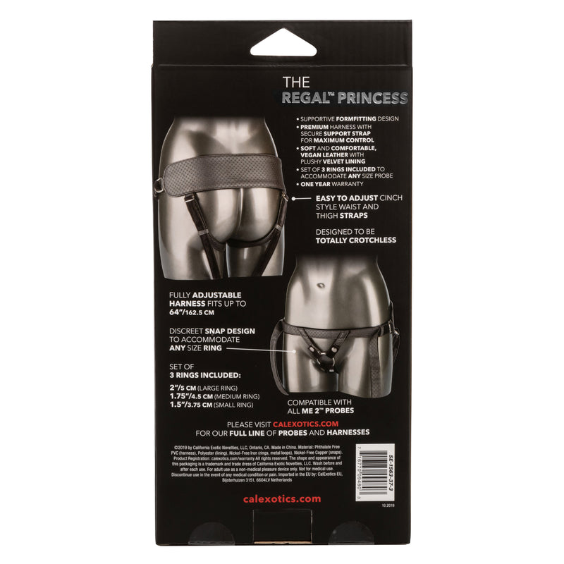 CalExotics Her Royal Harness the Regal Princess - Pewter